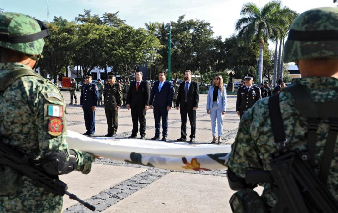 Autoridades conmemoran el 97 aniversario luctuoso del General Ángel Flores